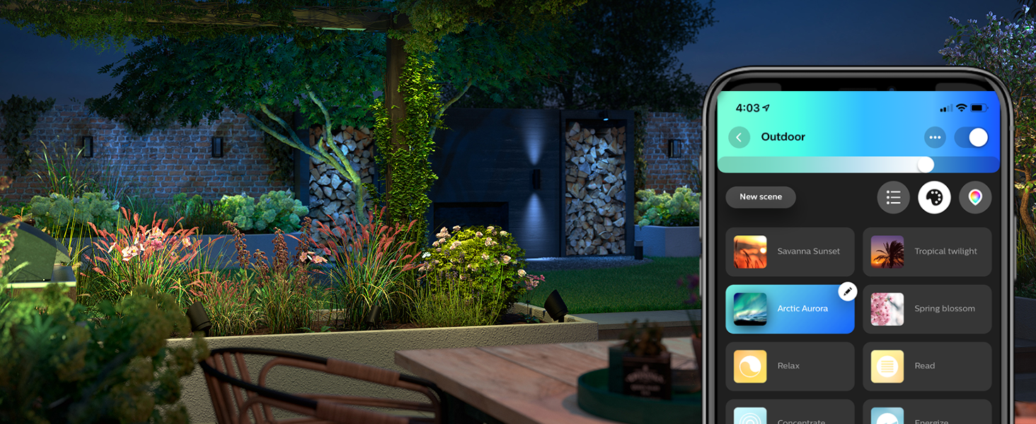 Philips Hue Ambiance Resonate Wall Lantern